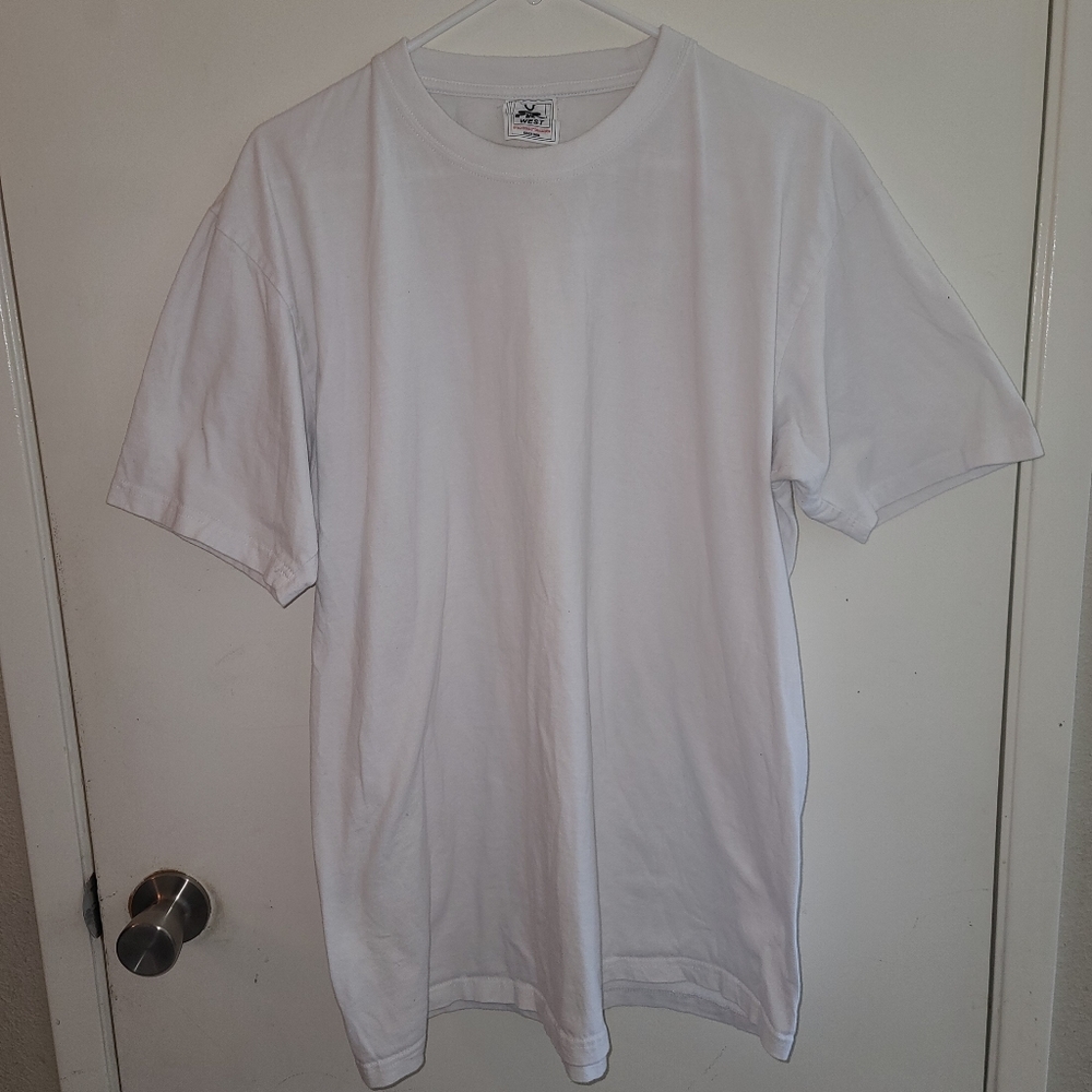 Big And Tall snow white pro club 3xl Tee mens.